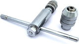 T-handle tap wrench with interchangeable chuck adapter