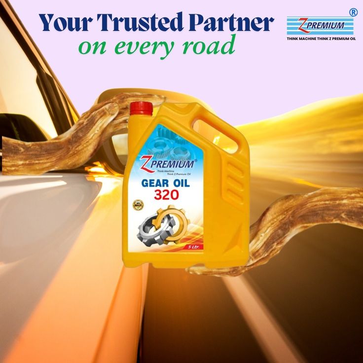 Z Premium gear oil container with car 