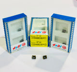 Carbide indexable lathe threading inserts