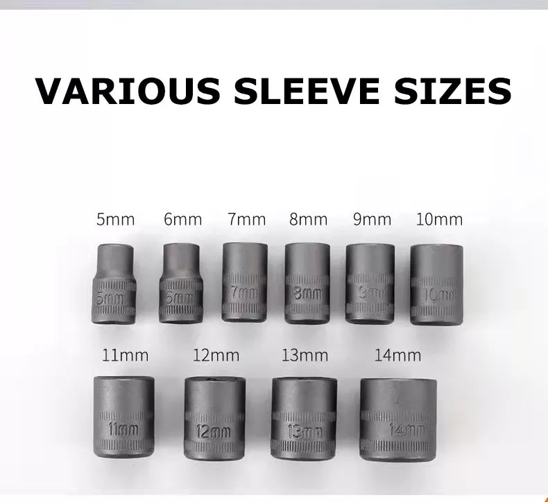 Multi-Size Nut Driver Socket Set
