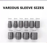 Multi-Size Nut Driver Socket Set