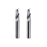 Two flute spiral CNC router bits
