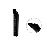 Black metal tool bit