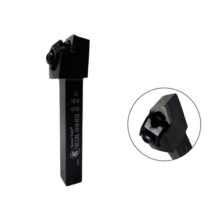 Black metal lathe tool