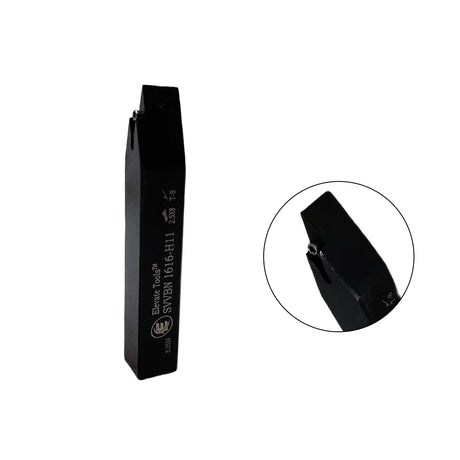 Black metal lathe tool