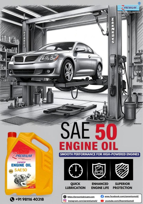 Fully Synthetic Engine Oil SAE 50, 10L