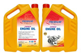 Two bottles of Z Premium synthetic engine oil