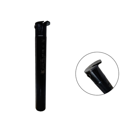 Left-handed internal grooving bar