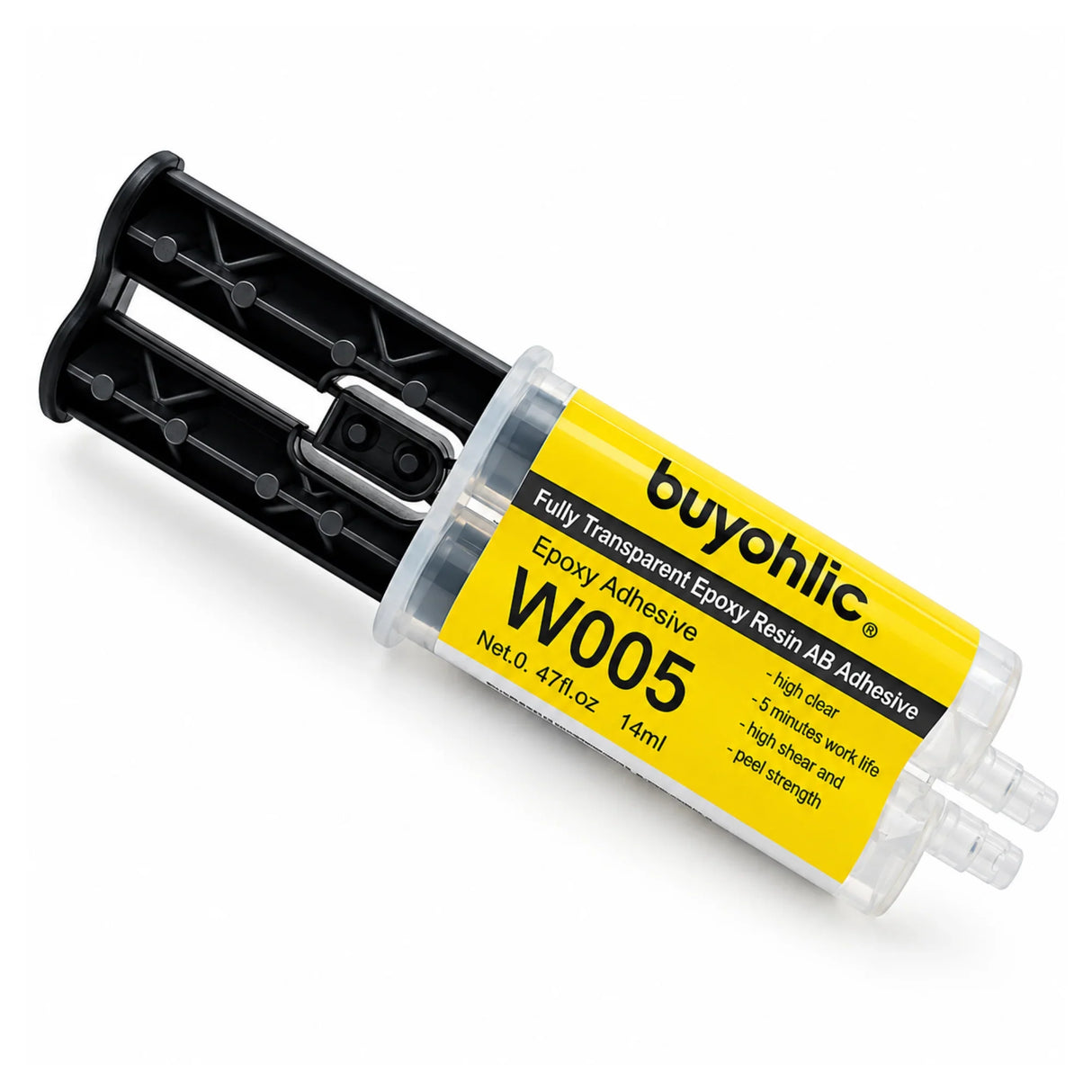 5 Minute Epoxy Adhesive Resin Instant Mix 14ml, Static Mixer Clear Weld 14ml
