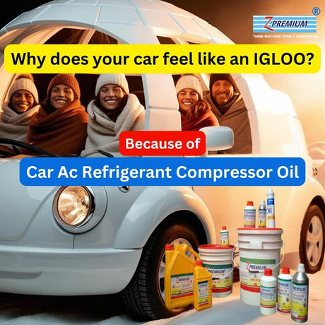 Car ac refrigerant compressor oil 