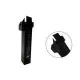 Black metal lathe tool 