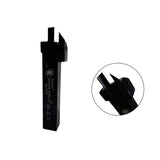 Black metal tool bit