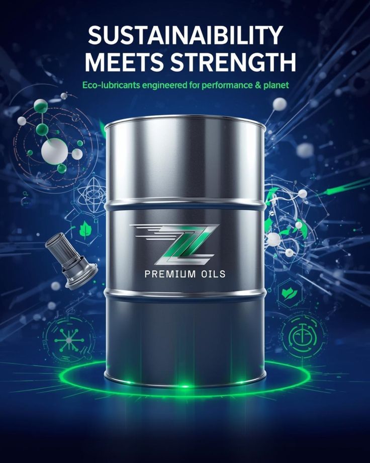 Z Premium Oils barrel with sustainability 
