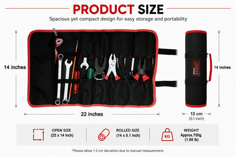 DIY tool kit pouch 14 pockets