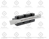 Lathe cut off tool holder front angle view