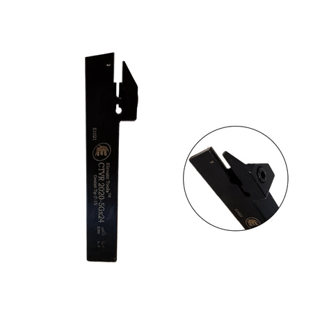 Black metal lathe tool 