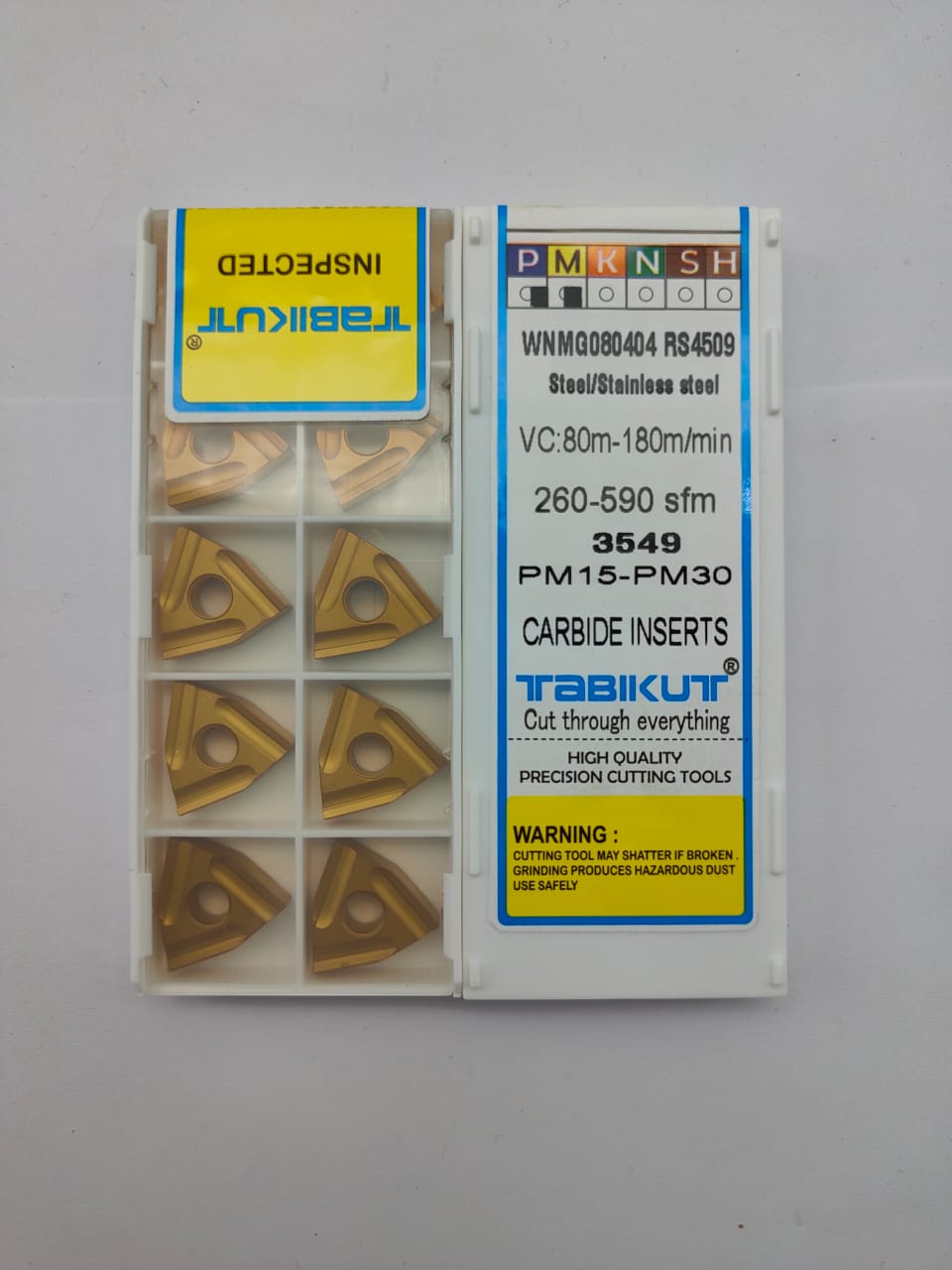 Tabikut WNMG080404 RS4509 carbide inserts