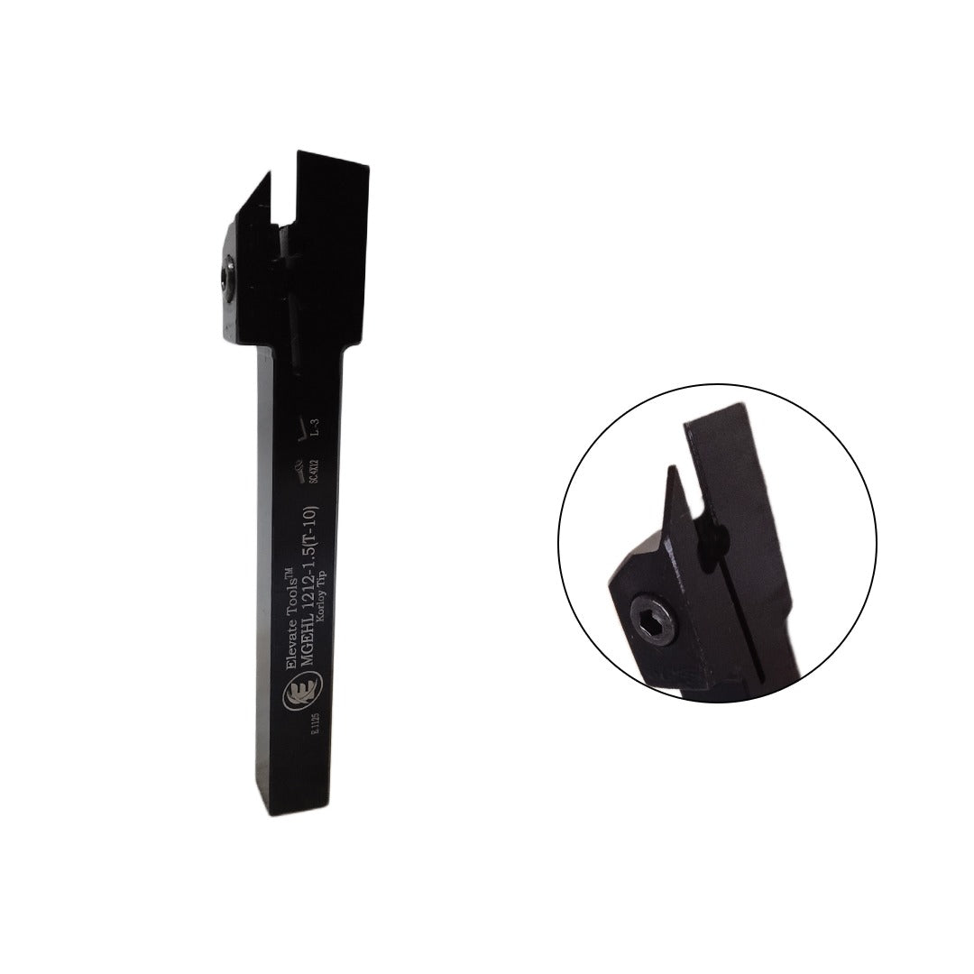 Elevate external grooving tool