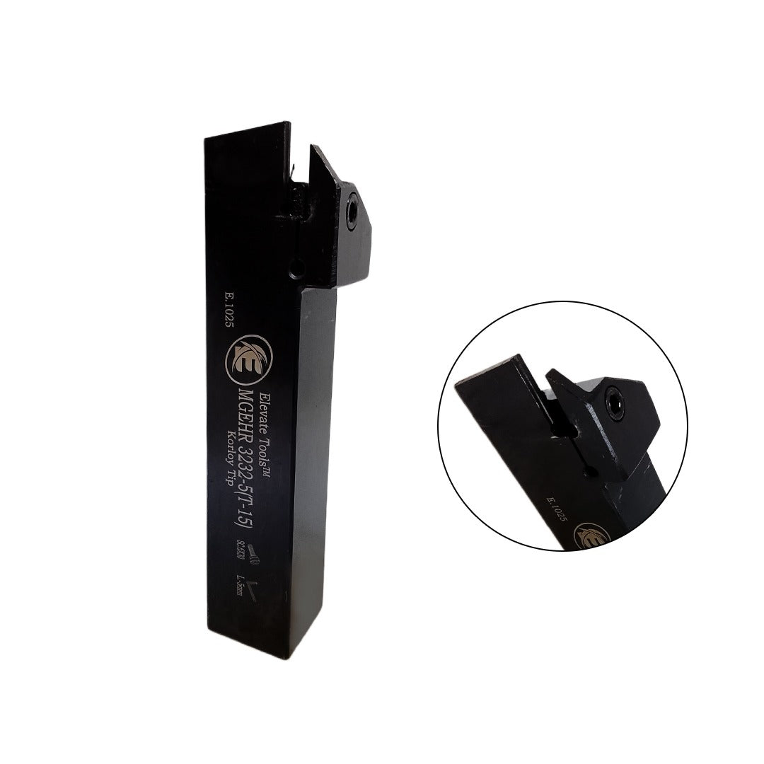 Elevate external grooving tool