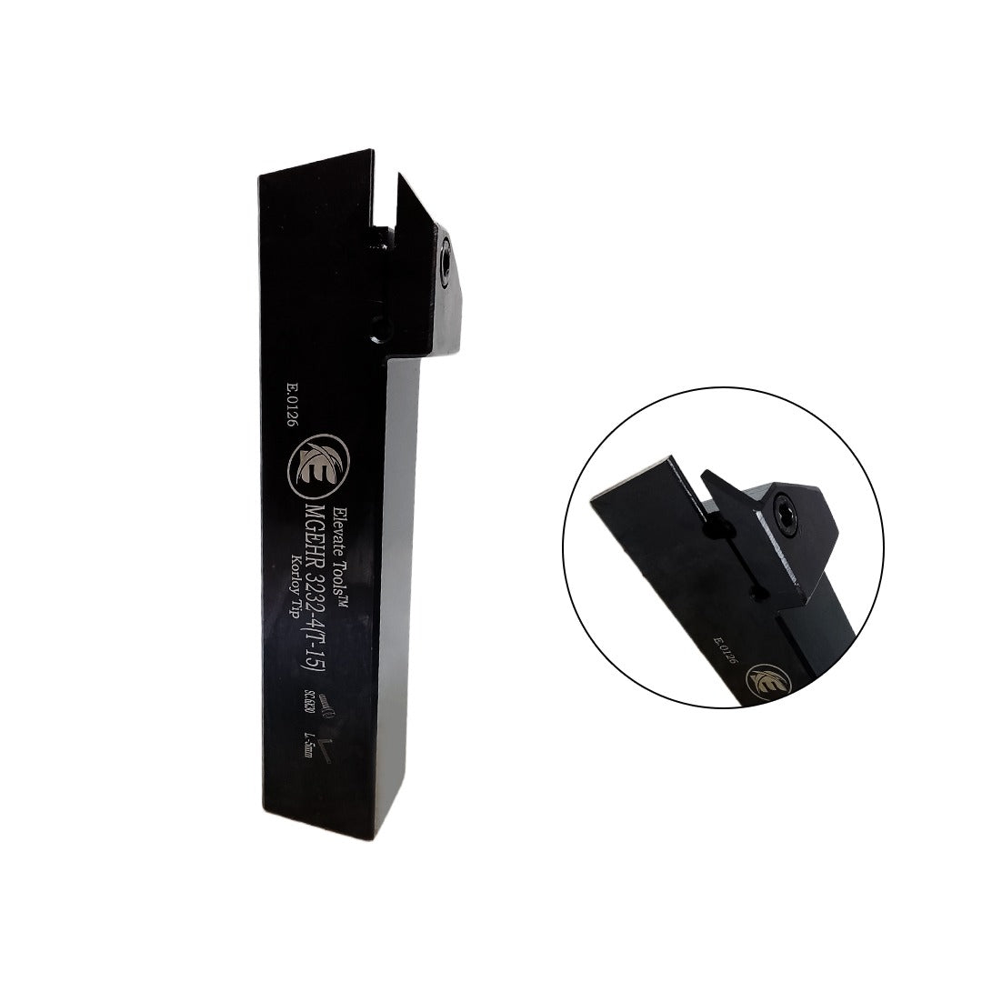 Elevate external grooving tool