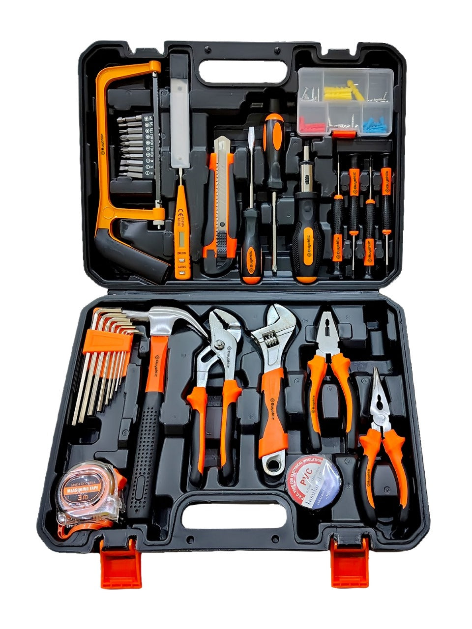 Complete Home Improvement Tools set with storage case