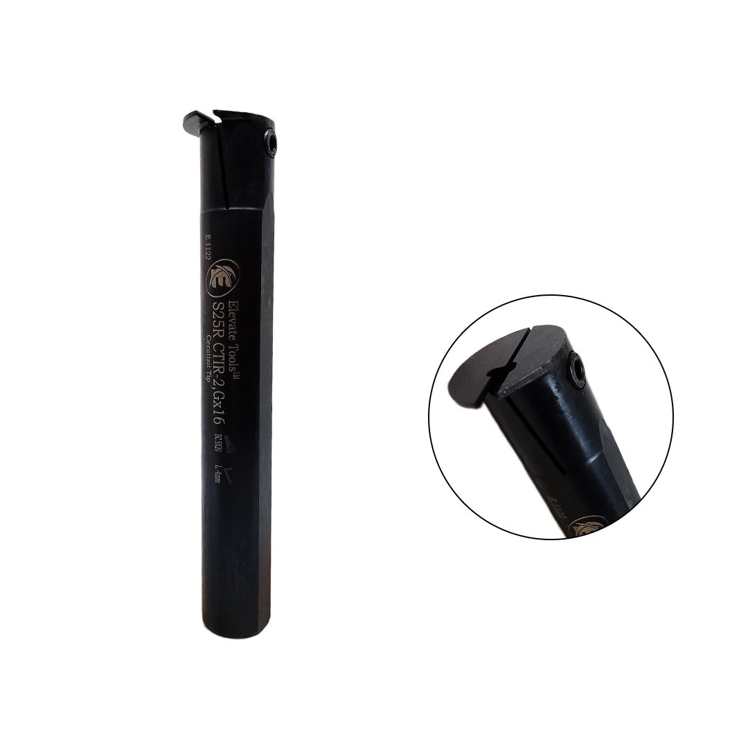 Elevate internal grooving tool holder