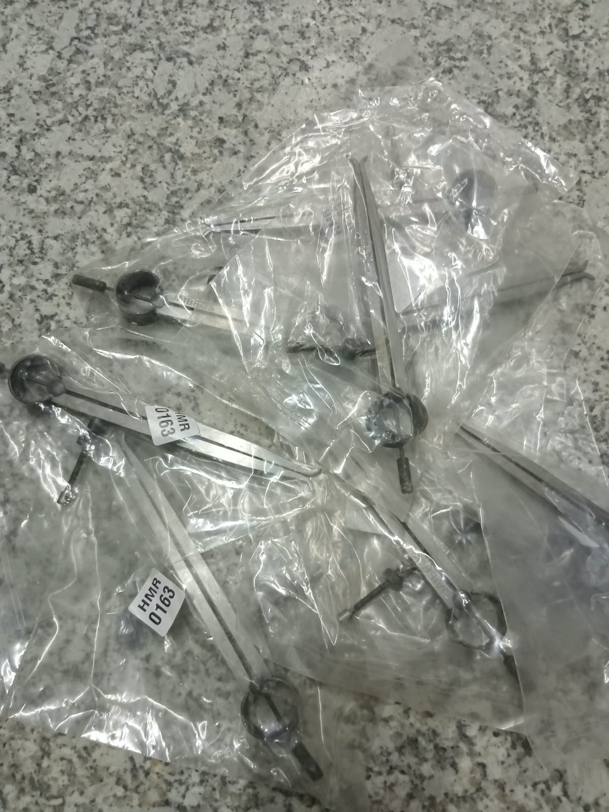 Jaibros square leg type caliper outside inside divider used for machinish and wood working white finish steel color(6 inch inside) pack of 10pcs