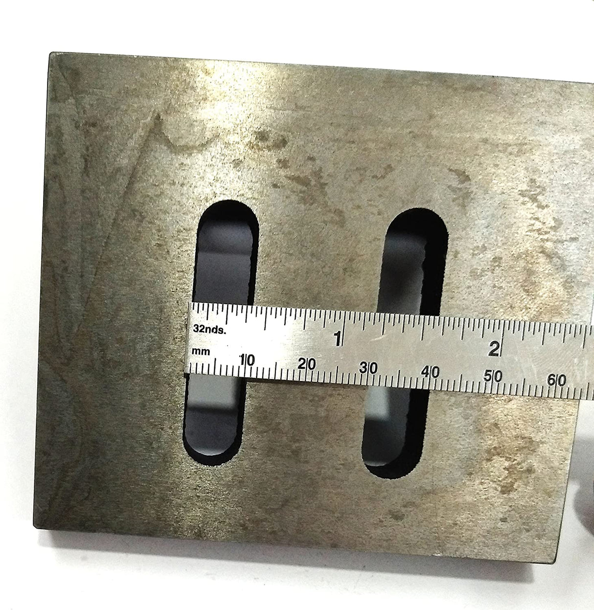 SLOTTED WEBBED 3'' x 3-1/2'' x 2-1/2'' inch / 75 x 88 x 63 mm - STRESS RELIEVED