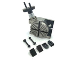 Small HV 3" Inch II 80 mm Rotary Milling Indexing Table with Clamp Kit M6