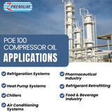 POE 100 Synthetic Compressor Oil ,1L