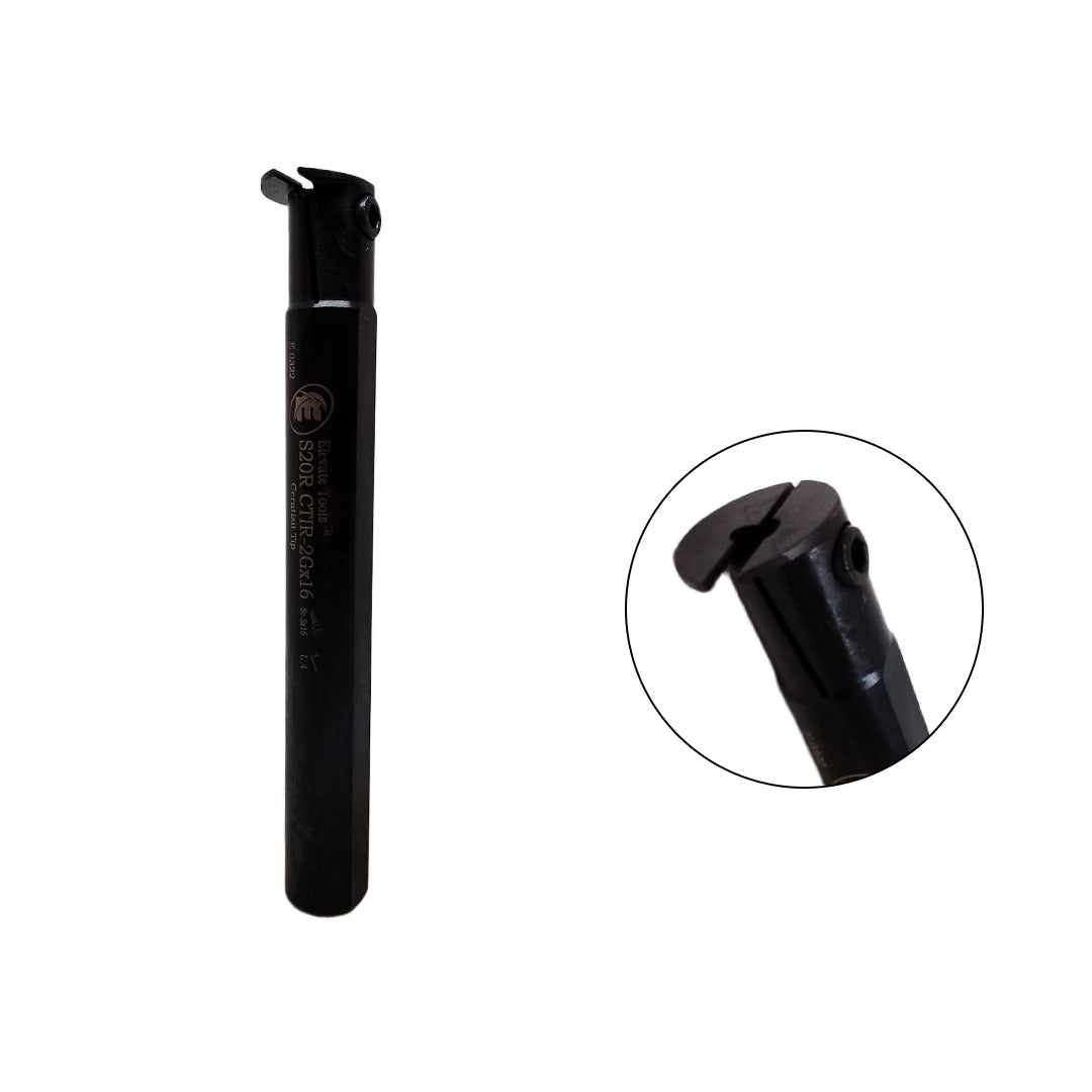 Elevate internal grooving tool holder