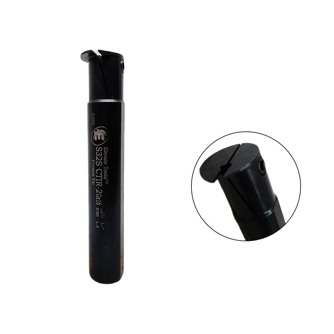Elevate internal grooving tool holder