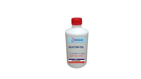 Bottle of silicon oil 