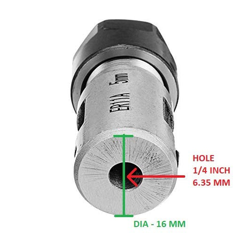 Shaft Hole Extension Collet Chuck