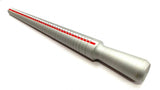 Metal jewelry ring sizing mandrel