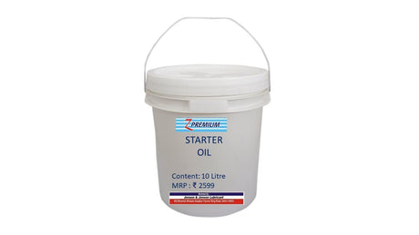 White container labeled 'Starter Oil'