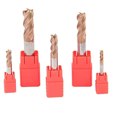 copper-coated metal end mills