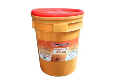 Orange bucket with red lid 