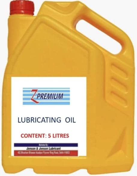Yellow lubricating oil container 