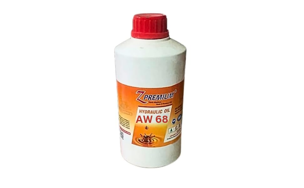 Bottle of Z-Premium AW 68 hydraulic oil 