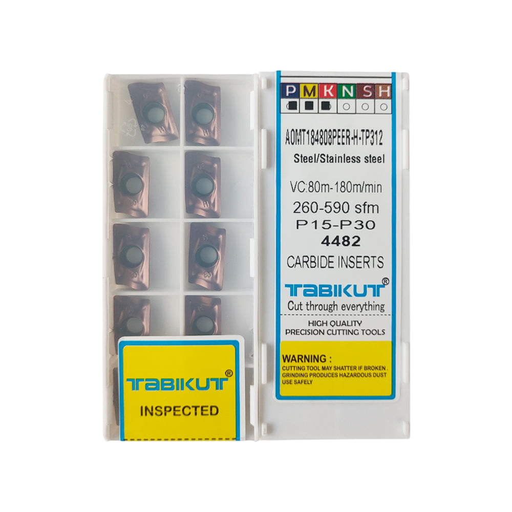 AOMT184808PEER-H-TP312 Carbide Insert Tabikut  Pack of 10