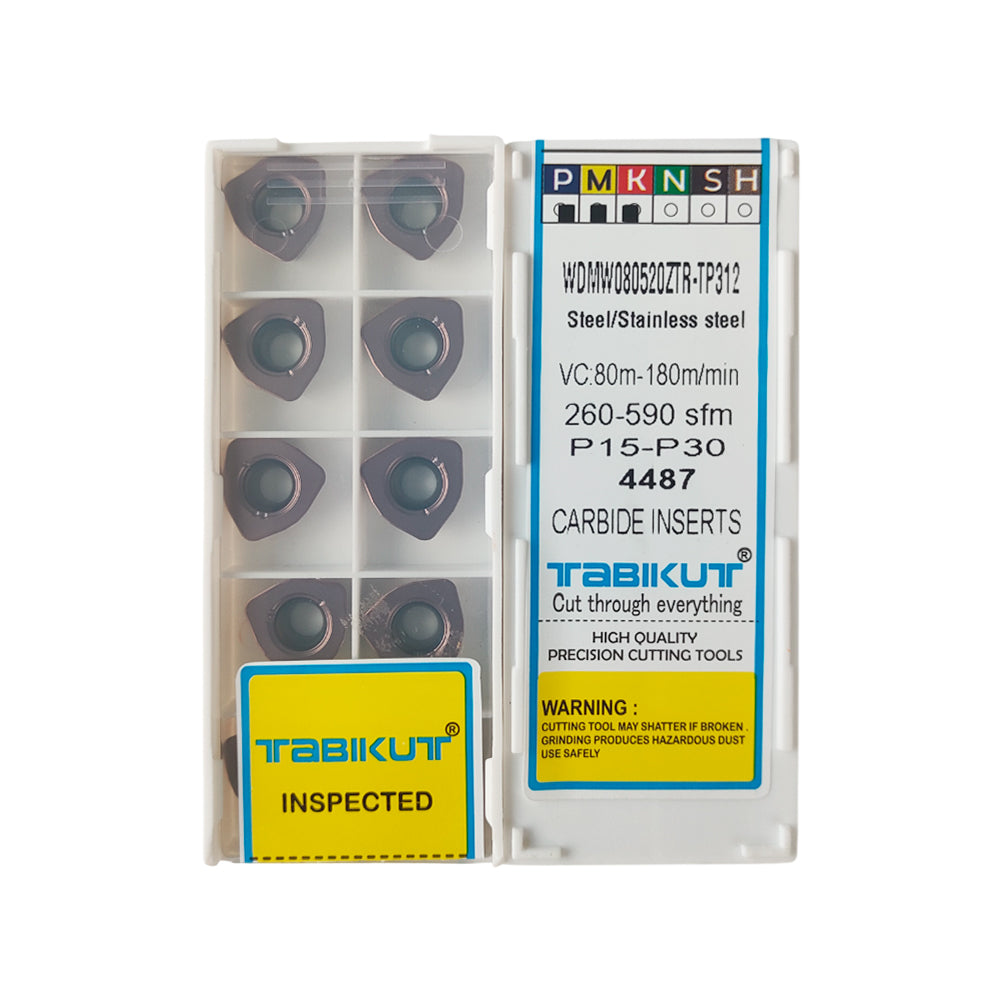 WDMW080520ZTR -TP312 Tabikut Carbide Insert pack of 10