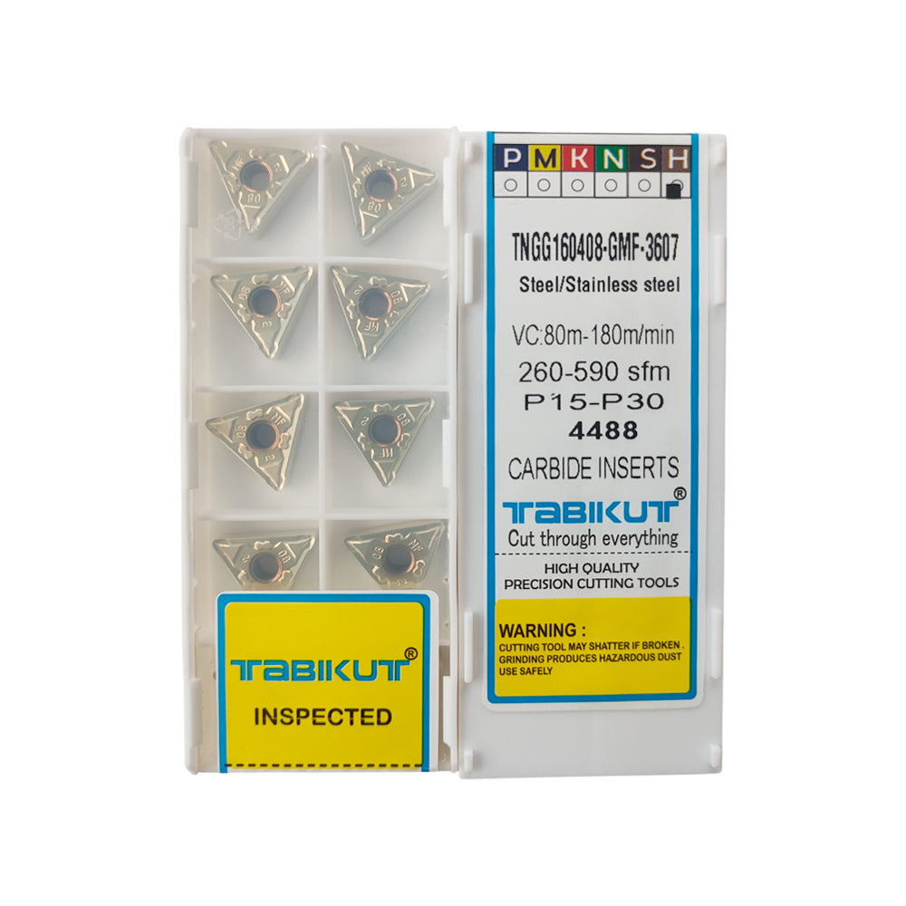 TNGG160408 -GMF-3607 Tabikut Carbide Insert pack of 10