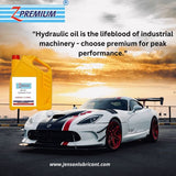 Z Premium hydraulic oil container.