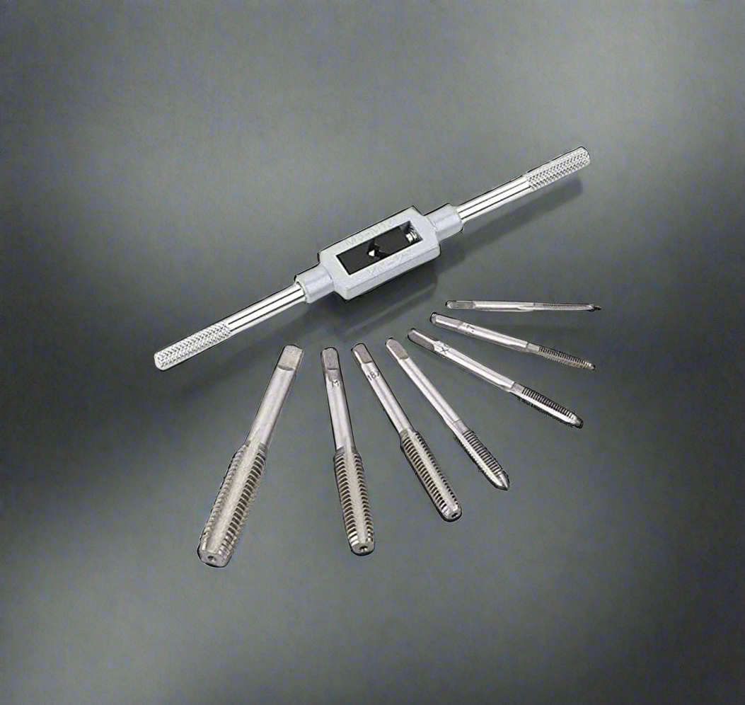 Metal tap and wrench set