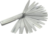 Metal feeler gauge measurement tool
