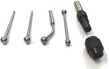 Wiggler & Center finder Set Work Edge Centre Finding Run out concentrical align 5 Pcs Set