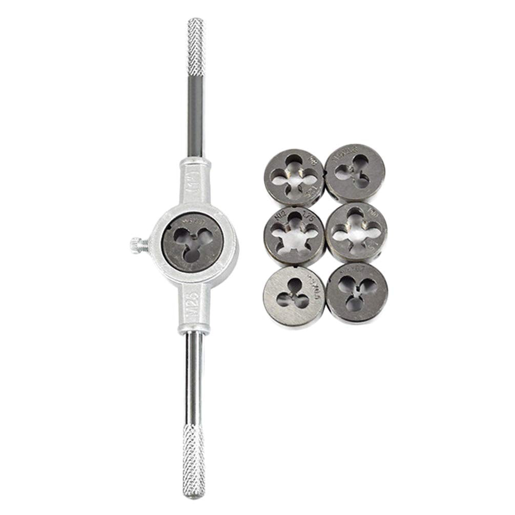 Thread cutting die stock set