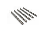 Set of five steel hand reamers