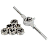 Metal thread cutting die set